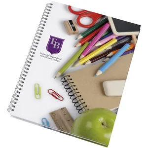 สมุดโน้ตแบบลวดเย็บ ขนาด A4 ปกแข็ง - Product Image 2