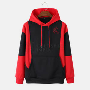 Haute Qualité Hommes Pull Hoodies Coton Polyester Hoodies Bas quantité minimale de commande Top Mode Pull Hoodies - Product Image 1