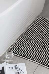 พรมห้องน้ำผ้าฝ้ายลายทางทำจากตุรกี - Product Image 2