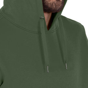 Sweat-shirts à capuche pour hommes en hiver - 100% coton, tissu polaire, teinture unie, respirant, coupe-vent, écologique, de haute qualité, sweat-shirt personnalisé - Product Image 2
