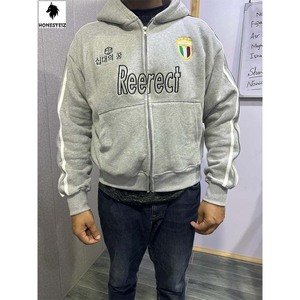 เสื้อฮู้ดผ้าฟลีซปักโลโก้ได้ตามต้องการของผู้ชายเสื้อสเวตเชิ้ตลำลองฤดูหนาวแบบลำลองเทคนิคการพิมพ์ลายนูนบนหน้าจอแบบ3D เทคนิคซักได้ - Product Image 1