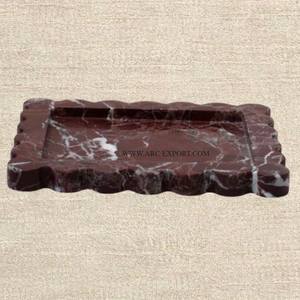 Plateau de nourriture Mable de couleur verte de grande taille de qualité supérieure avec poignée en métal - Product Image 3