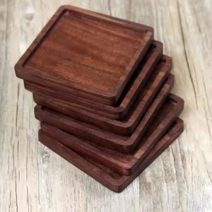 H.M.A Handicrafts handmade walnut coasters for drinks and daily use - Product Image 1