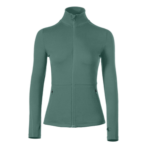 Women's <b>Yoga</b> <b>Jacket</b> Fitness Wear Eco-Friendly Windproof Breathable Lightweight Spandex/Polyester/Nylon Trending High Quality - Product Image 1