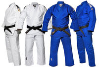 Özel Yüksek Kaliteli Malzemeden Üretilmiş En İyi Judo Üniforması Çok Renkli Unisex Judo Üniforması Kemerli Dövüş Sanatları Kıyafeti Pamuk Polyester
