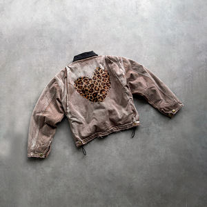 DiZNEW OEM Nuova Tendenza Giacca con Zip 100% Cotone, Logo Personalizzato, Giacche in <span class=keywords><strong>Jeans</strong></span> Vintage Stonewashed da <span class=keywords><strong>Uomo</strong></span> - Product Image 2