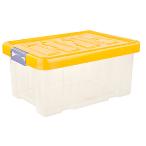 Contenitore (43Lt) con ruote <b>PUZZLE</b> BOX Giallo 8035636ABV - Product Image 2