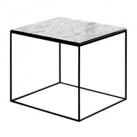 Table basse extensible traditionnelle en marbre avec base en acier inoxydable, facile à déplacer, meubles de salon, luxe classique, fabriqué en Inde