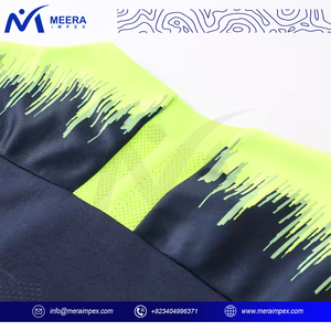 Conjunto de chándal deportivo de dos tonos ajustados OEM/ODM de secado rápido, antiolor, personalizable para trotar, entrenamiento, uso diario impreso - Product Image 3