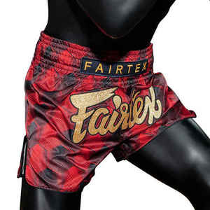 Venta caliente Fairtex Shorts para hombres MMA Boxing Shorts Diseño de impresión personalizado Cómodo Poliéster Spandex Tela Tamaño adulto - Product Image 5