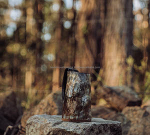 Auténtica 100% Original ágata vikingo beber cuerno taza nuevo diseño artesanías naturales pulido cerveza jarra cuerno tazas - Product Image 3