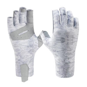 ถุงมือตกปลาแบบครึ่งนิ้ว ป้องกันรังสียูวี ผลิตจากโพลีเอสเตอร์ กันน้ำและระบายอากาศได้ดี ราคาดีที่สุด ถุงมือสำหรับกีฬากลางแจ้ง - Product Image 5