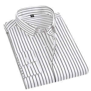 100% fil de coton teint chemises hommes mode porter motif à carreaux respirant à manches longues taux d'usine fournisseur en vrac offres de gros - Product Image 1