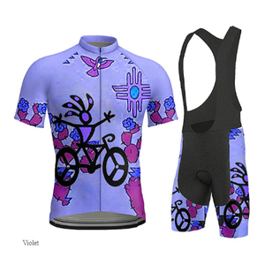 Maillot de cyclisme décontracté avec logo personnalisé pour hommes, ensemble de vêtements de vélo à manches courtes, costume d'uniforme à sublimation pour adultes - Product Image 4