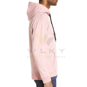 Nueva Sudadera con Capucha Personalizada para Hombre, Color Rosa, de Alta Calidad, 100% Algodón Grueso, Corte Regular, Invierno 2026 - Product Image 4