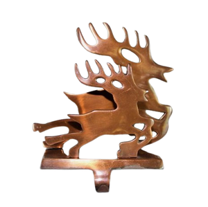 Moderno elegante clásico acabado oro C forma Metal Navidad calcetín titular hogar ornamento vacaciones decoración Navidad Decoración - Product Image 4