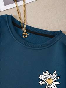 Sudadera personalizada de mezcla de poliéster/algodón para hombre, transpirable, antiarrugas, de secado rápido, con estampado de logotipo personalizado OEM para invierno - Product Image 3