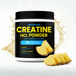LIFEWORTH Piña 7X Creatina HCL Concentrada en Polvo, Apoyo Energético para la Recuperación y Desarrollo Muscular - Product Image 1