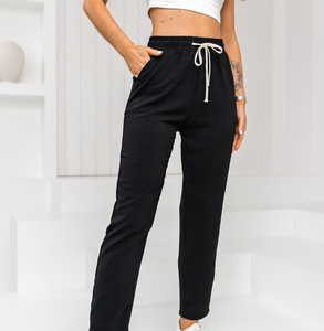 Proveedor directo de fábrica, ropa de calle para mujer, pantalones de chándal ajustados de cintura baja, pantalones de chándal con estampado de múltiples bolsillos para mujer, servicio OEM - Product Image 1