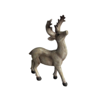 Customizable Standing Reindeer Sculpture <strong>Christmas</strong> Resin Crafts Animal Figurine Ornament for Home Holiday <strong>Decoration</strong>