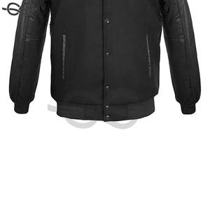 OEM personalizado de alta calidad para hombre chaquetas de tela de pana mantener caliente bombardero Letterman chaqueta de béisbol para los hombres - Product Image 3
