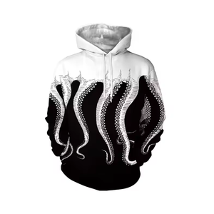 Venta al por mayor personalizado nuevo 2025 impresión por sublimación Sudadera con capucha jersey de lana en blanco sudaderas con capucha de poliéster sublimación para hombres - Product Image 4