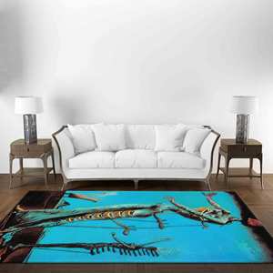 Alfombra Famosa - Alfombra Estampada con Diseño Único de Salvador Dalí, con Pelo Suave - Product Image 4