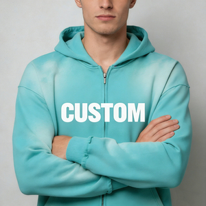 Sudadera con Capucha de Alta Calidad con Estampado DTG Completo, 100% Algodón, Unisex, Estilo Urbano, Lavado Ácido, Efecto Desgastado por el Sol - Product Image 4