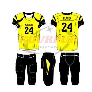 Uniforme de fútbol americano KP 7v7 Camiseta de fútbol acolchada de grado premium con pantalones de contraste de alta calidad de proveedor paquistaní - Product Image 6
