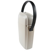 Lucchetto Tubolare Portatile con Chiave per Bagagli da Viaggio Sicuri, in ABS e Lega di Zinco, Beige ABA ARV-S008 26x14x35cm, per Interni ed Esterni