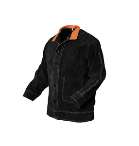 High Quality Cowhide <b>Leather</b> Welding <b>Jacket</b> <b>for</b> Men and <b>Women</b> Customize - Product Image 6