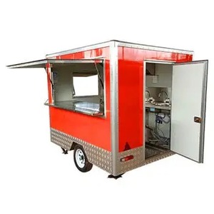 Camion de nourriture entièrement équipé pour restauration Chariot à hot-dog Remorque de nourriture personnalisée avec équipements de cuisine de restaurant complets - Product Image 6