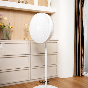 Ventilateur décoratif style minimaliste, couleur blanche simple, design moderne, moteur AC, pour hôtel, villa et maison haut de gamme et résidentielle. - Product Image 2