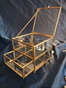 New Model Jewelry <b>Box</b> for Jewelry Storage in Shop Home Events Jewelry <b>Box</b> in Natural Brass Finished in Wholesale Prices - Product Image 2