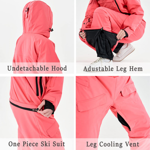 2025 Custom <b>Women's</b> Ski <b>Suit</b> High Quality Full <b>Body</b> Warm Snow Wear Breathable Windproof and Premium Quality Plus Size - Product Image 5