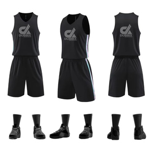 ชุดบาสเก็ตบอลผู้ใหญ่ออกแบบเอง ผ้าโพลีเอสเตอร์ 100% เสื้อเจอร์ซีย์ฤดูหนาว แห้งเร็ว ป้องกันแบคทีเรีย และระบายอากาศได้ดี - Product Image 1