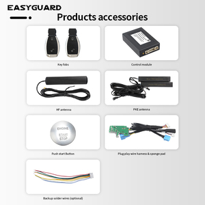 EASYGUARD Llave Inteligente Infrarroja con Entrada sin Llave y Arranque Remoto Compatible con Mercedes Benz FBS4 Clase A, B, <span class=keywords><strong>E</strong></span>, GLA, GLB, ML, GLE - Product Image 5