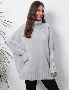 Custom Logo Sweater Women <b>Long</b> <b>Sleeve</b> Knitwear Ladies Oversized Jumper Winter Knitted <b>Top</b> Women Striped Pullover Sweater - Product Image 4