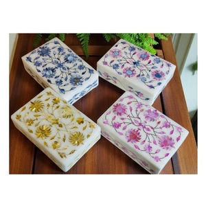Indian Supplier Handmade Marble Jewelry <b>Box</b> Stylish and Functional for Gifting or Daily Use Available at Competitive Price - Product Image 3