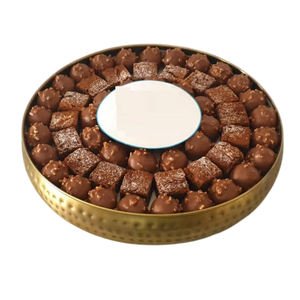 Accesorios de chocolate Dulces Atractivo Forma redonda Dulces de chocolate Tazón para servir Perfecto para bodas y fiestas de cumpleaños - Product Image 1