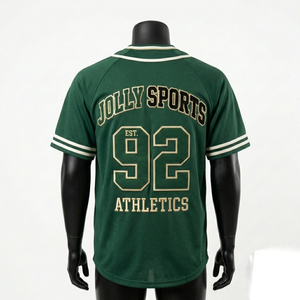 Camiseta de Béisbol para Hombre, 100% Algodón, Corte Holgado, Transpirable, con Paneles de Malla de Poliéster Azul y Blanco, Logotipo Bordado Personalizado - Product Image 4