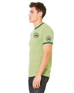 Venta al por mayor Ringer Tee Retro cuello redondo camisa de manga corta para deportes Bella Canvas hombres Jersey manga corta Ringer Tee - Product Image 6