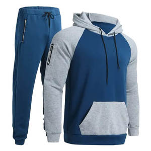 Ensembles d'hiver 100% coton de haute qualité pour hommes dernière tendance Survêtement à manches longues Respirant Élasticité Taille Plus Logo personnalisé OEM - Product Image 1