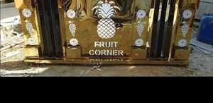 Mostrador de servicio/Mostrador de servicio de comida/cena de buffet mesa de desayuno Pantalla de vidrio de madera mostrador de comida calentador de alimentos Escritorio de frotamiento - Product Image 3