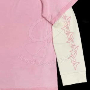 Camisetas de algodón 100% de alta calidad con malla estampada Hip Hop para hombre con diseño personalizado, camisetas de doble capa - Product Image 6