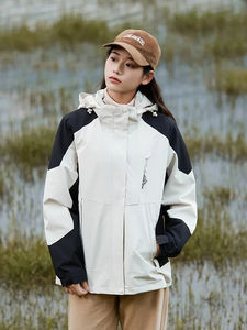 แจ็คเก็ตกลางแจ้งรุ่นใหม่ปี 2025 สำหรับทุกเพศ กันลม กันน้ำ ระบายอากาศได้ดี มีซิป เหมาะสำหรับการเดินทางและปีนเขา ชุดคู่รักระดับสูง - Product Image 4