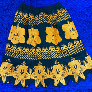 Falda Polinesia Hecha a Mano con Bordado Floral, Estilo Preppy, Estilo Vestido de Gala Micronesia, en Poliéster, para Mujer, 2026 - Product Image 2