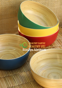 100% bol en bambou biodégradable/bol à salade en bambou/bol à mélanger en bambou avec le prix le moins cher et la vente en gros - Product Image 4