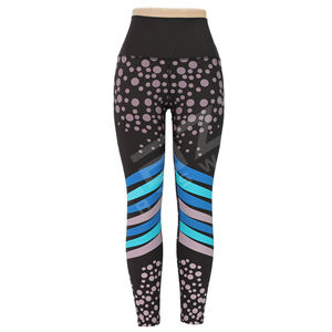 Mallas de Yoga con cintura elástica, mallas suaves de cintura alta con estampado personalizado, pantalones de Yoga coloridos, mallas informales de Fitness para mujer - Product Image 1