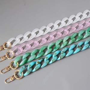 สายสะพายกระเป๋าถือแบบยาว ทำจากเรซิ่นหนา ผลิตด้วยมือ เป็นมิตรกับสิ่งแวดล้อม สามารถปรับแต่งได้ ขายส่ง  สายสะพายกระเป๋าถือแบบมีสไตล์ - Product Image 4